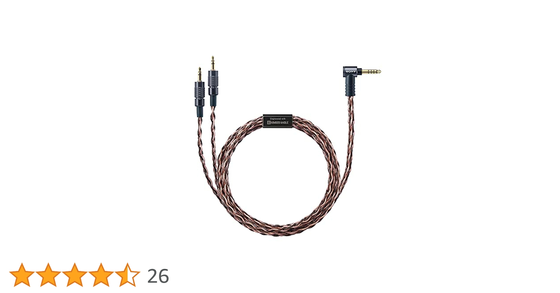 ヘッドホン用リケーブル SONY MUC-B20SB2 KIMBER KABLE 協力のバランス接続ヘッドホンリケーブル Sony MUC
